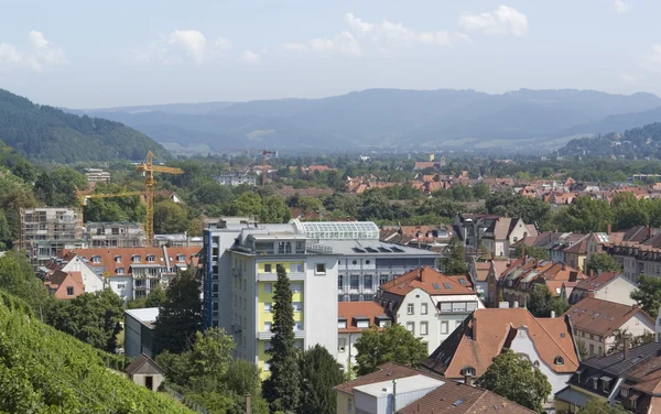 Freiburg im breisgau luftbild — Stockfoto