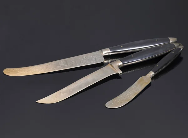 Nostaljik çatal bıçak takımı — Stok fotoğraf