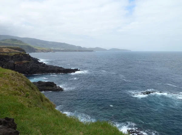 Paisajes costeros en las Azores — Foto de Stock