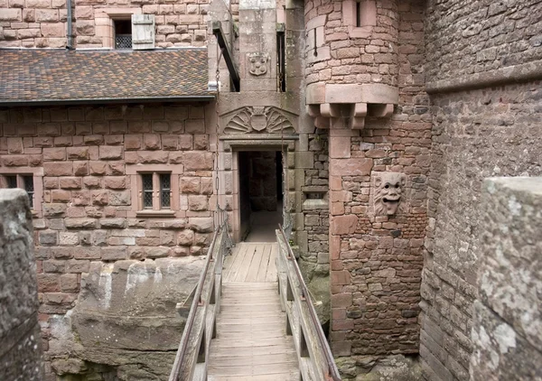 stock image Passage in the Haut-Koenigsbourg Castle