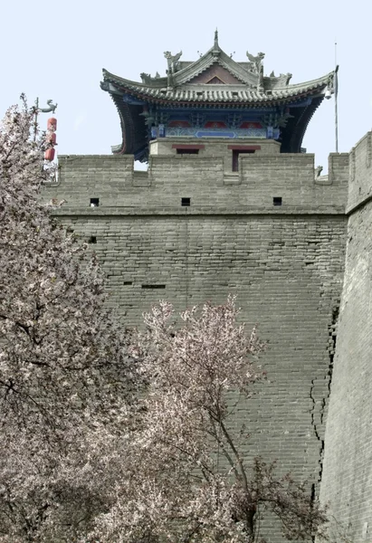 Xian stadsmuur — Stockfoto