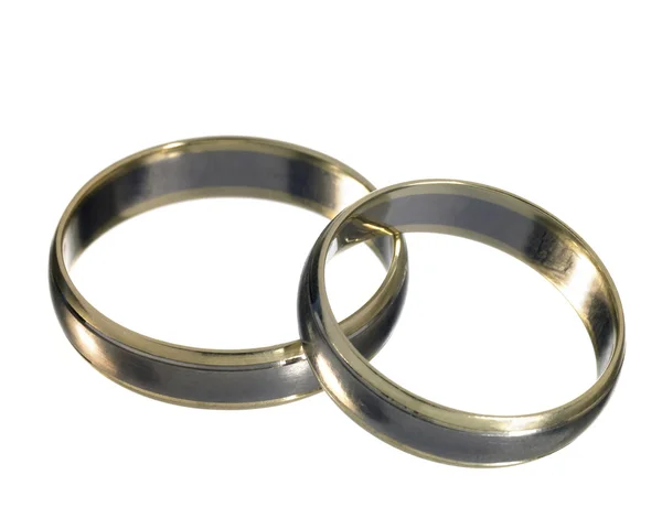 光沢のある結婚指輪 — ストック写真