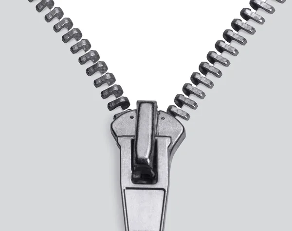 Zipper closeup — Stock Photo, Image