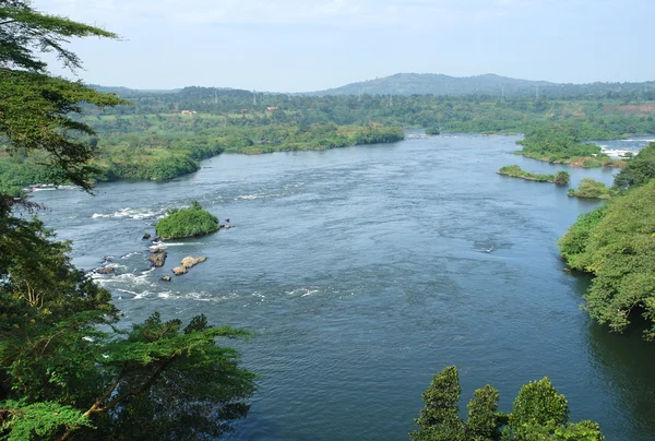 Rond bujagali falls in Oeganda — Stockfoto