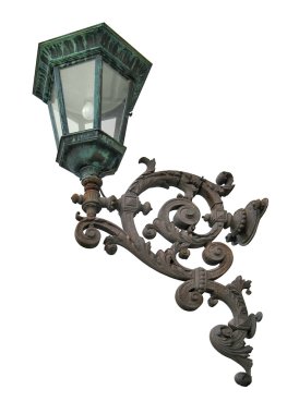 Old street lamp clipart