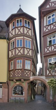 Wertheim Old Town in Germany clipart