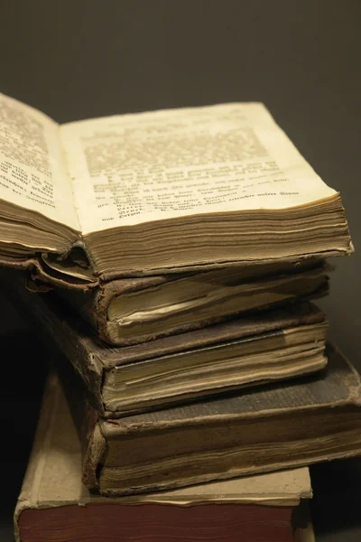 Montón de libros históricos — Foto de Stock