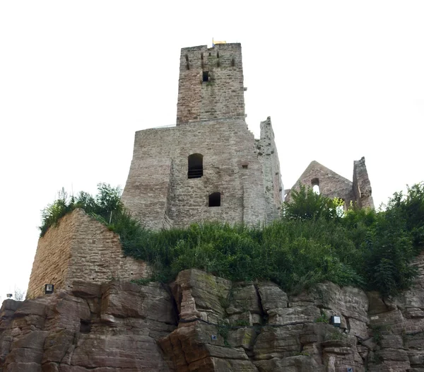 Wertheim Castle on rock formation — Stock Photo, Image
