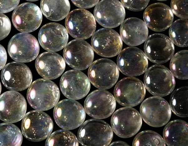 Perline di vetro iridescenti — Foto Stock