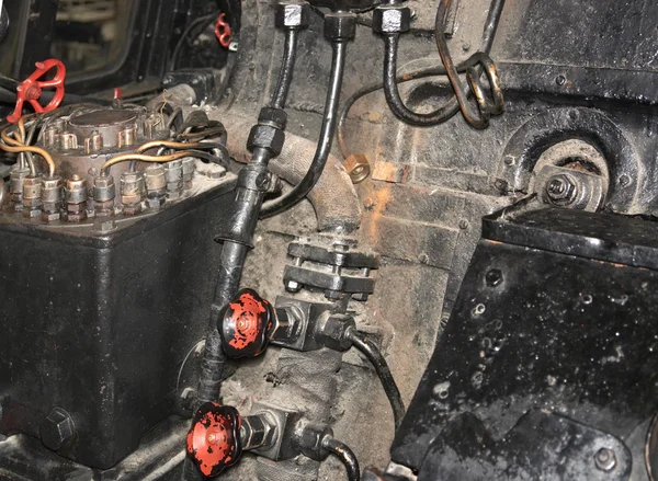 Detalhe do motor a vapor — Fotografia de Stock