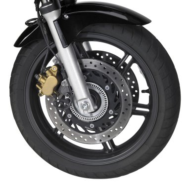 Motorbike front wheel clipart