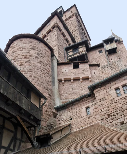 Zamek Haut-koenigsbourg we Francji — Zdjęcie stockowe
