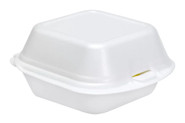 Weiße Junk-Food-Box — Stockfoto