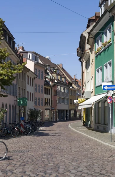 Freiburg im breisgau straat landschap — Stockfoto