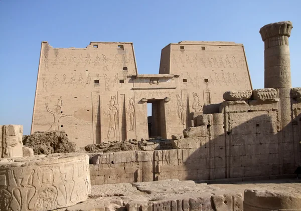 Γύρω από το Ναό Εντφού της horus — Φωτογραφία Αρχείου