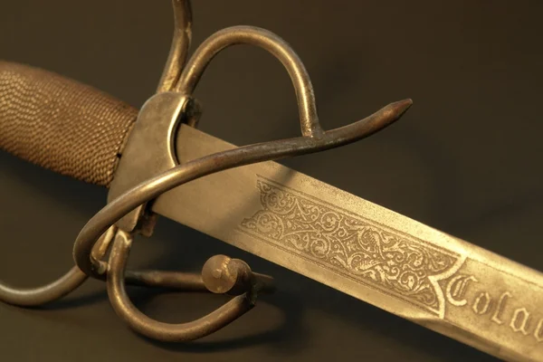 Detalhe de espada decorado — Fotografia de Stock