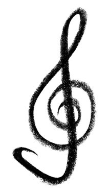 Clef sketch clipart