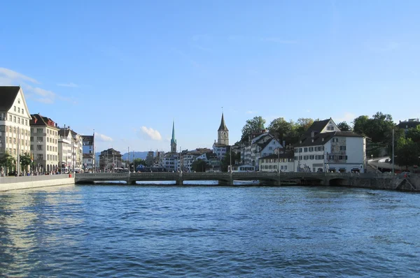 Widok na miasto Zurych — Zdjęcie stockowe