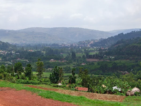 Around Virunga Mountains in Africa — Stock Photo, Image