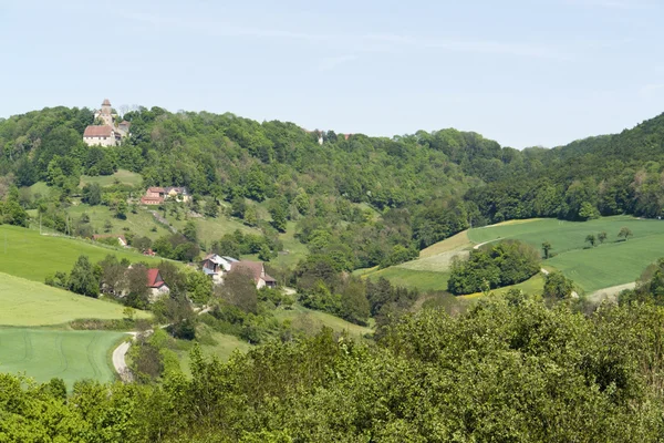Landschaft rund um Schloss Tierberg — Stockfoto