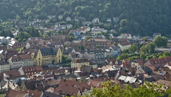 Wertheim am main luchtfoto — Stockfoto