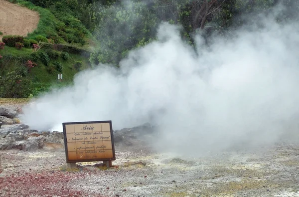 Steamy hot spring — Stock Photo, Image