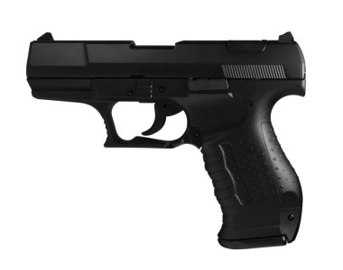 Black pistol clipart