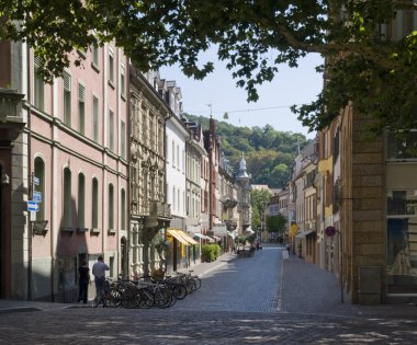 Freiburg im Breisgau street scenery clipart