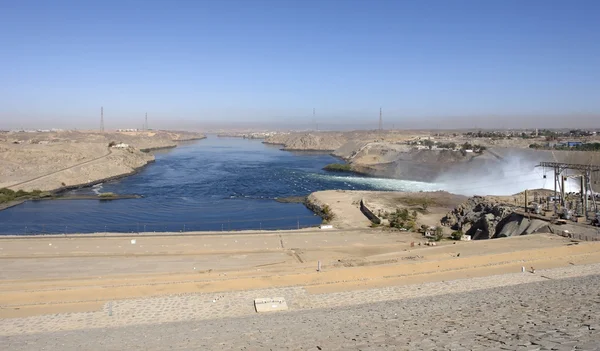 Em torno da barragem de Aswan, no Egito — Fotografia de Stock