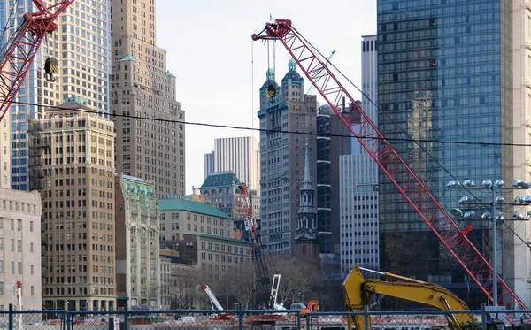 Ground Zero mit Bauland — Stockfoto