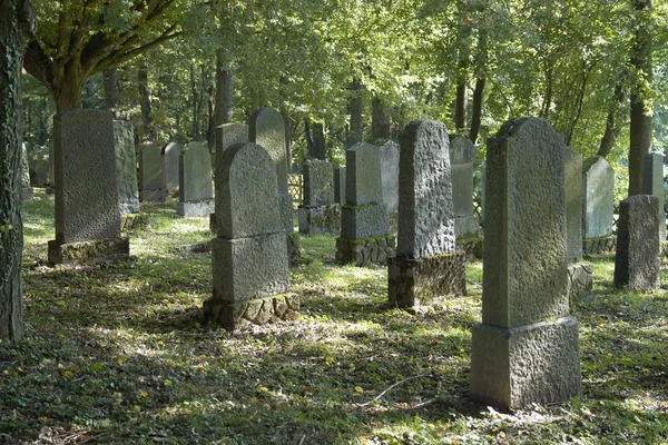 Antiguas lápidas traseras — Foto de Stock