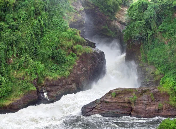 Murchison falls whitewater landschap — Stockfoto