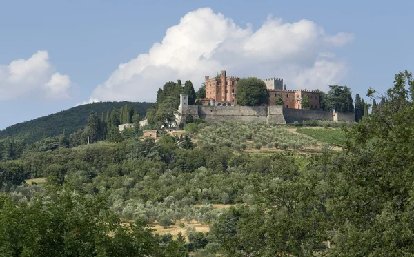 Em torno do Castelo de Brolio em Chianti — Fotografia de Stock