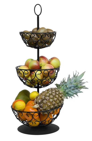 Etagere with fruits — Stock Photo, Image