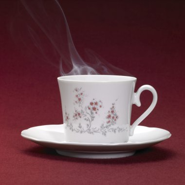 Porcelain tea cup clipart