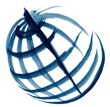 Globe illustration sketch clipart