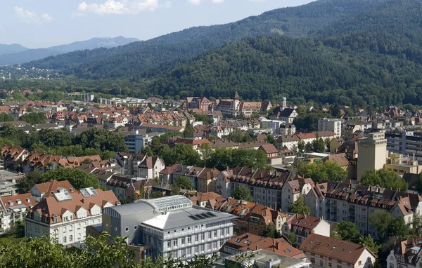 Luchtfoto van Freiburg im breisgau — Stockfoto