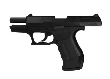 Black pistol clipart