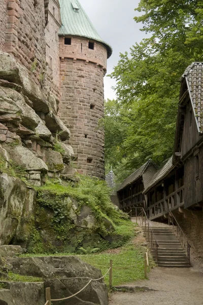 Alsace kalede Haut-Königsbourg — Stok fotoğraf