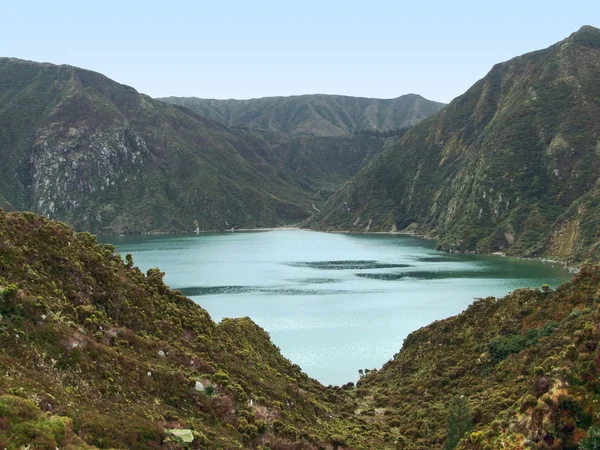 Jezerní krajina na Azory — Stock fotografie