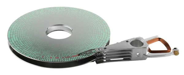 Жесткий диск и рычаг привода — стоковое фото