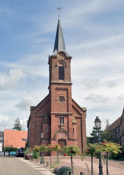 Chiesa im Mittelbergheim — Foto Stock