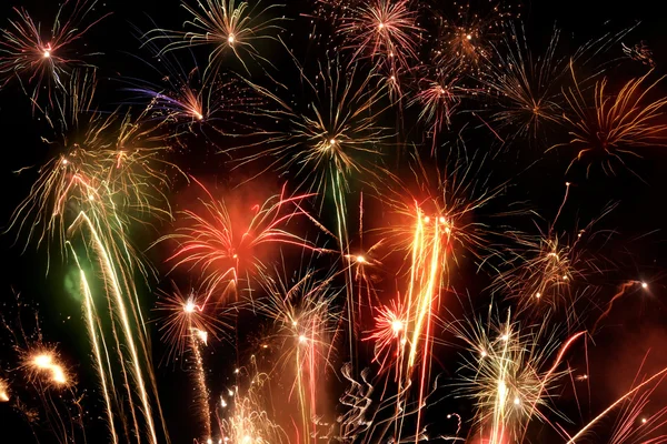 Mostra fuochi d'artificio — Foto Stock