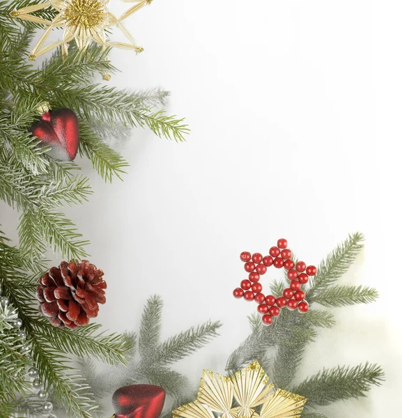 Decoratieve Kerstmis terug — Stockfoto