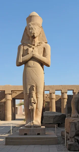 Escultura no recinto de Amon-Re — Fotografia de Stock