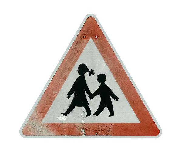Children crossing — Stock Photo, Image