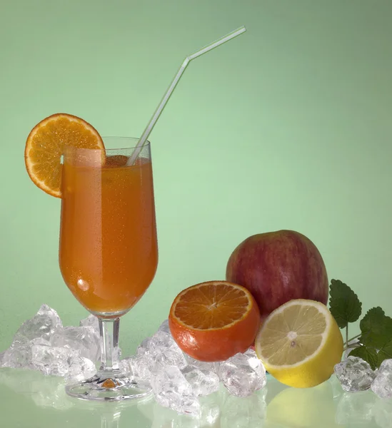 Bicchiere di succo di frutta — Foto Stock