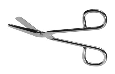 Open medicinal scissors clipart