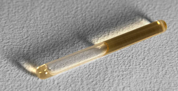 Capillary tube nade of glass — Stock Photo, Image