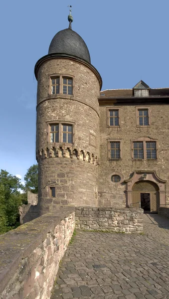 Wertheim Castle detail at summer time Royalty Free Stock Photos